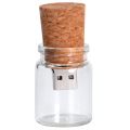 KABEST Wishing bottle usb flash drive 4GB 16GB 32GBmemory stick pendrive wood plug Flash disk gift  64G